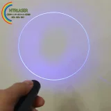 青色 円形レーザー
