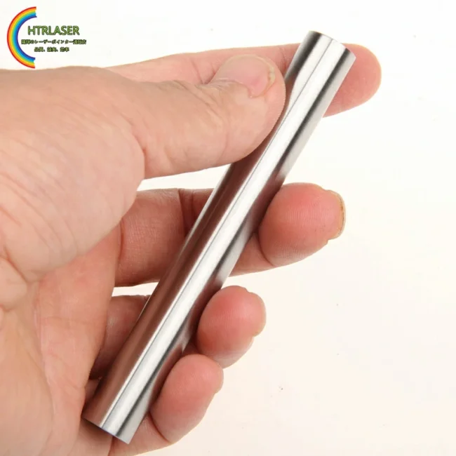 250mw 650nm 超小型 レーザーポインター 赤色 ミニステンレススチール 10440 バッテリーレーザーレッド簡易カラス退治 高出力レーザー