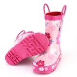 Girl Rain Boots Flamingos