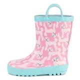 Girl Rain Boots Flamingos