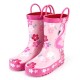 Girl Rain Boots Flamingos