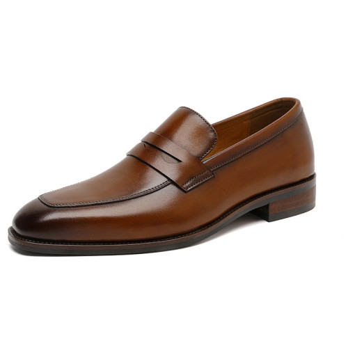 	 men's genuine leather formal shoes 