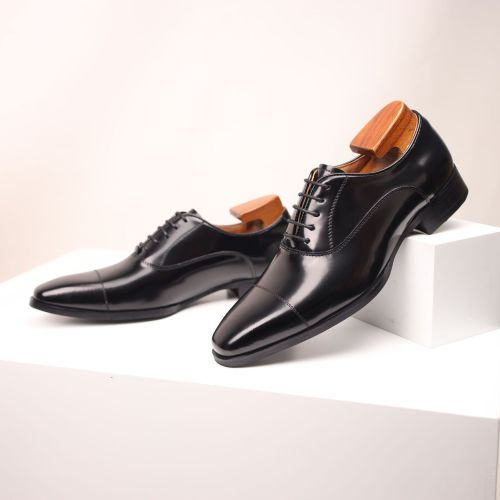 	 men's genuine leather formal shoes 