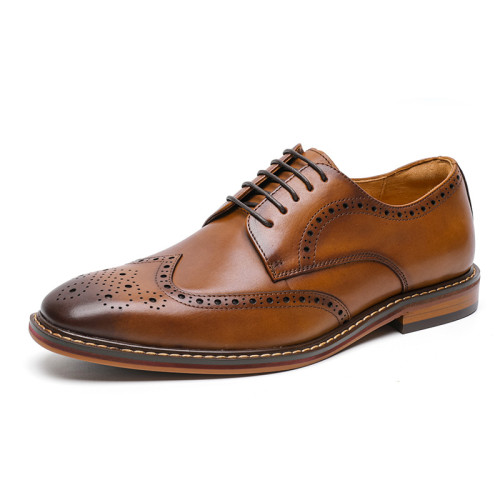 	 men's genuine leather formal shoes 