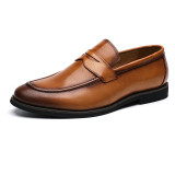 	 men's genuine leather formal shoes 