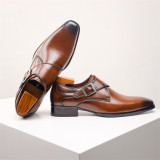 	 men's genuine leather formal shoes 