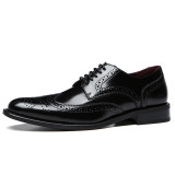 	 men's genuine leather formal shoes 