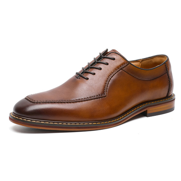 	 men's genuine leather formal shoes 