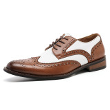 men's genuine leather formal shoes