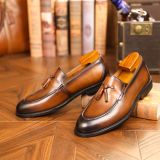 	 men's genuine leather formal shoes 
