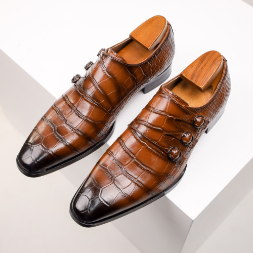 men's genuine leather formal shoes