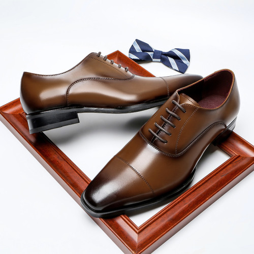 	 men's genuine leather formal shoes 