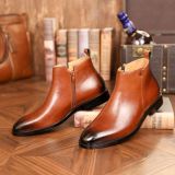 	 men's genuine leather formal shoes 
