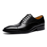 	 men's genuine leather formal shoes 