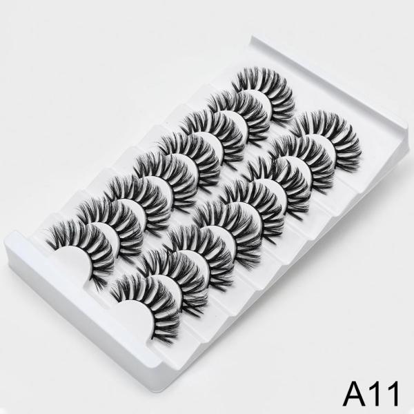 SEXYSHEEP 5/8 pairs 3D Mink Lashes Natural False Eyelashes Dramatic