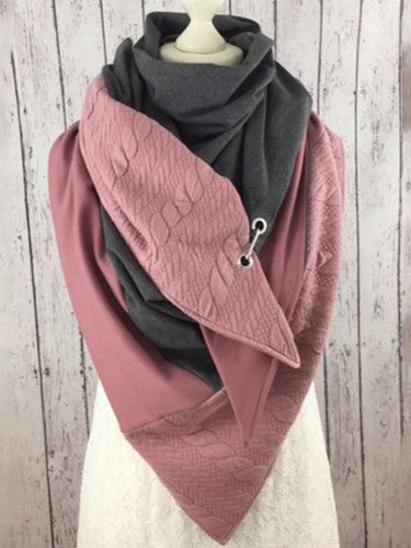 Cotton-Blend Casual Scarves & Shawls