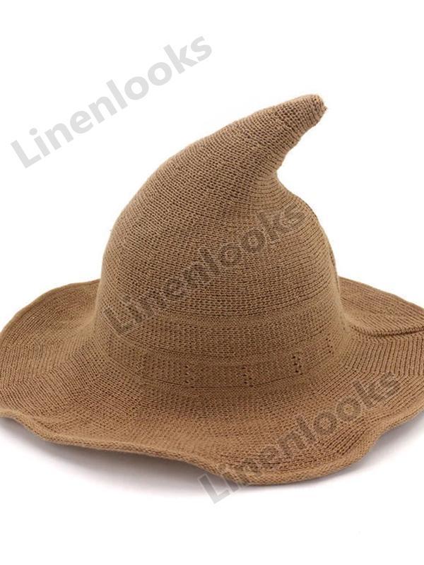 Pointed Cotton Yarn Witcher Hat Fisherman Hat