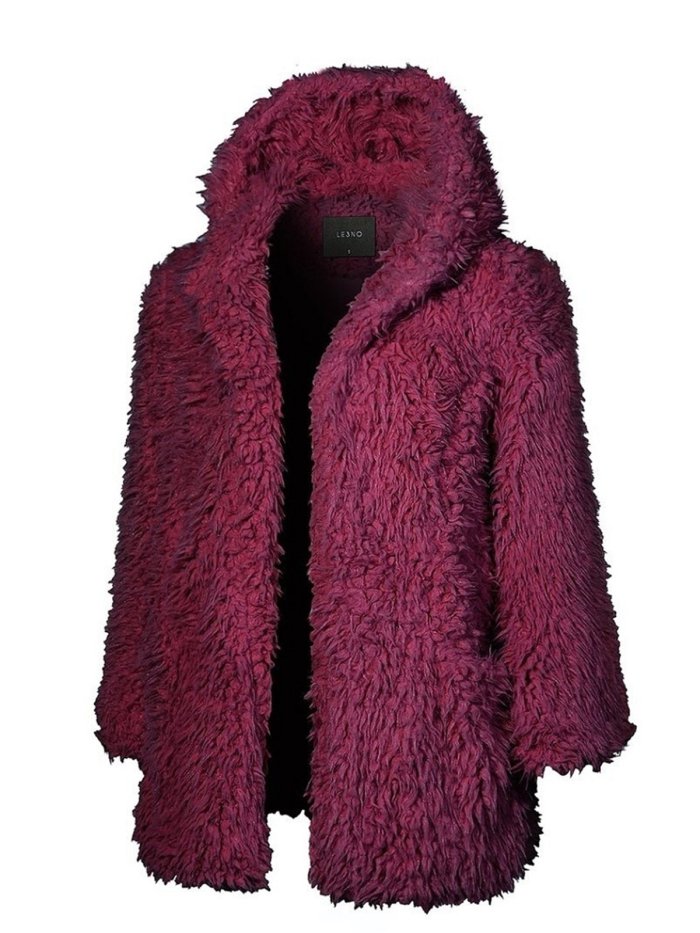Women Faux Fur Fuzzy Fluffy Sherpa Coat Teddy Bear Coats With Hoodie