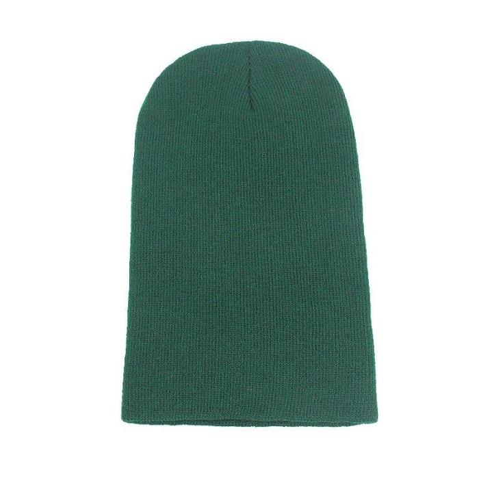 Spring Autumn Knitted Skullies Caps Crochet Female Warm Soft Casual Hat