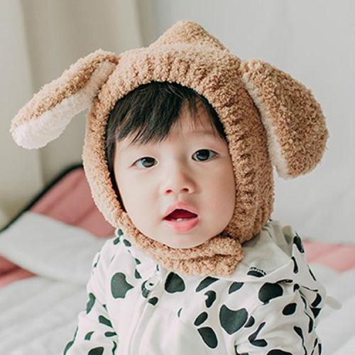 Rabbit Ear Baby Hat Thick Warm Cartoon Cute Pullover Hat