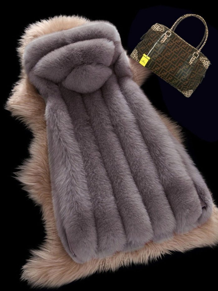 Women Faux Fur Vest Winter Waistcoat