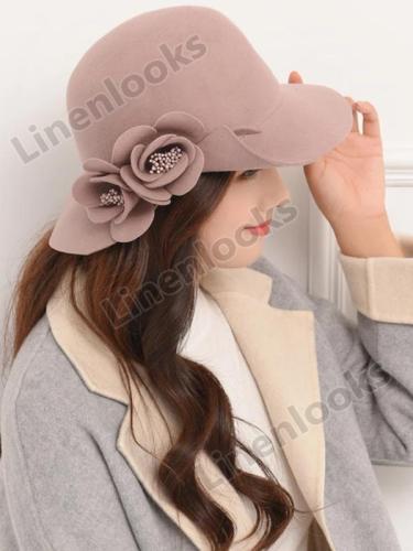 Women's Autumn Winter Woolen Hat