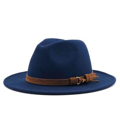 Wide Brim Wool Felt Hat Formal Party Jazz Fedora Hat