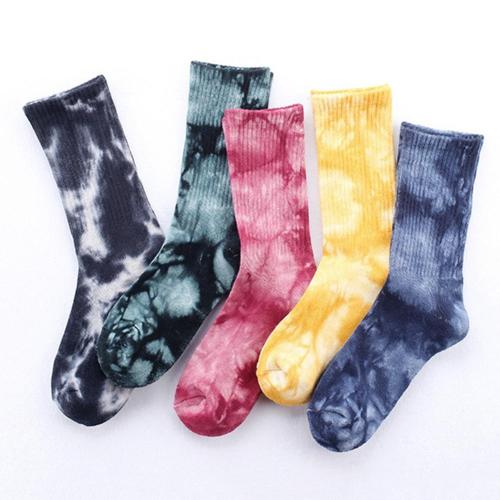 Fashion Cotton Socks Breathable Colorful Novelty Printed Pattern Casual Dress Socks