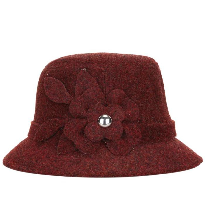 Women's Hats Fall/winter Dome Hats Solid Warm Woolen Hats