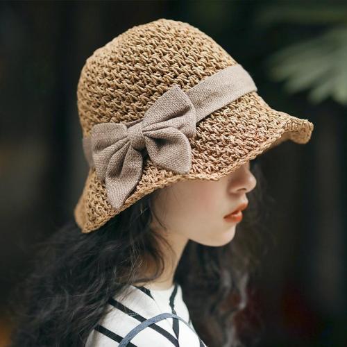New Bohemia Beach Straw Sunshade Bow Female Hats For Women 2020 Casual Fashion All Match 3 Colors Hats