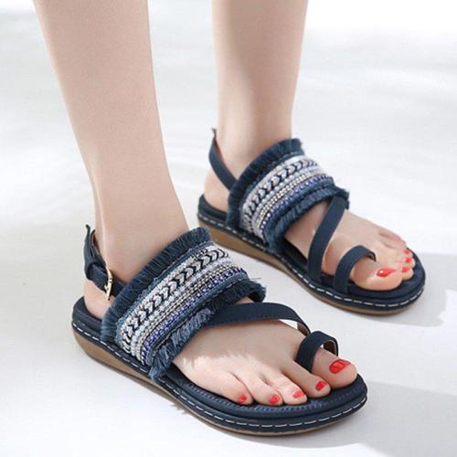 Women Summer Fashion Daily Flat Sandals