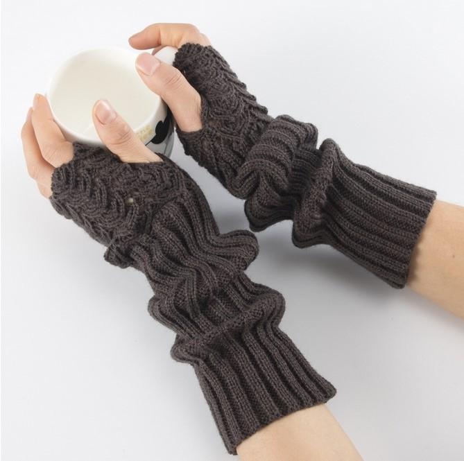 Wild Braided Long Gloves Five Colors