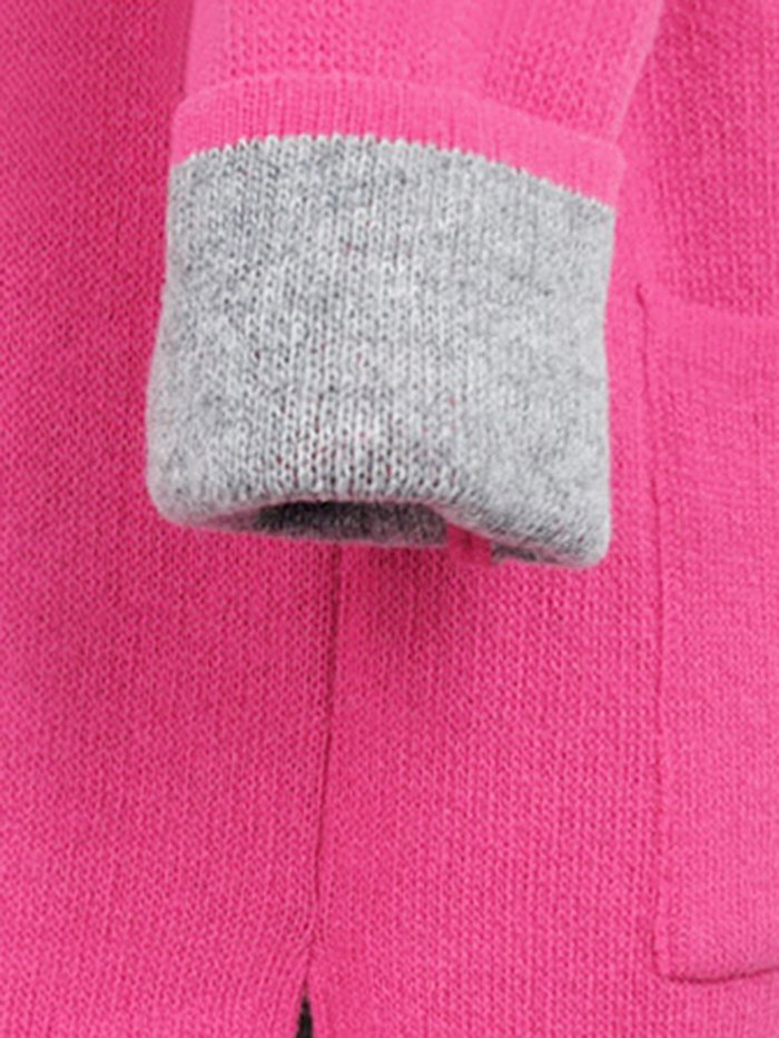 Casual Pockets H-line Long Sleeve Plain Coat
