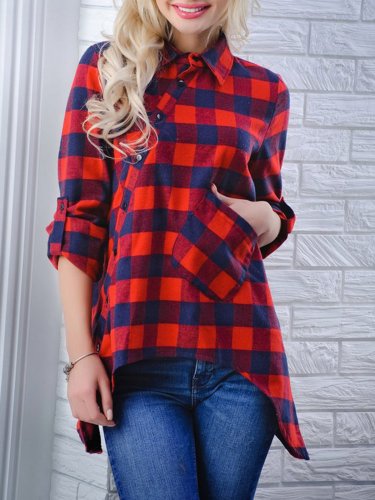 Casual Polyester Blouses & Shirt