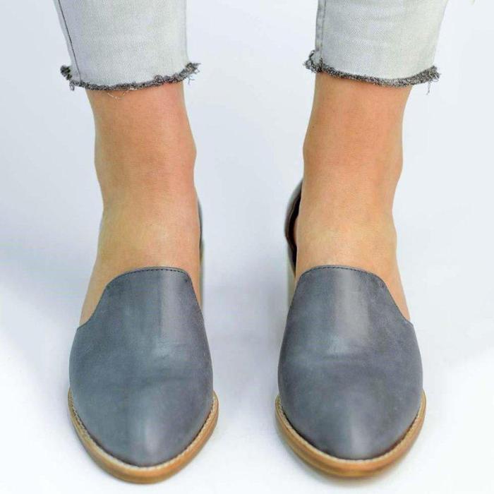 Women's Chunky Heel Vintage Leisure Shoes