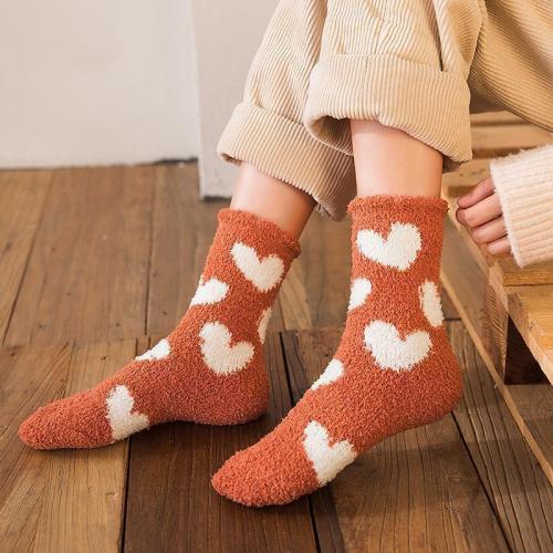 Coral Velvet Socks Sleep Socks