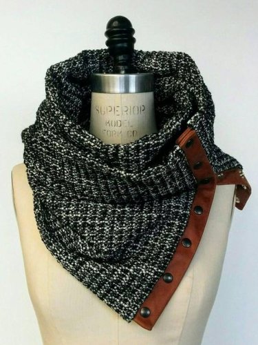 Gray Casual Scarves  Shawls