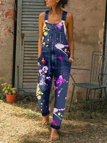 Casual Printed Rompers & Jumpsuit