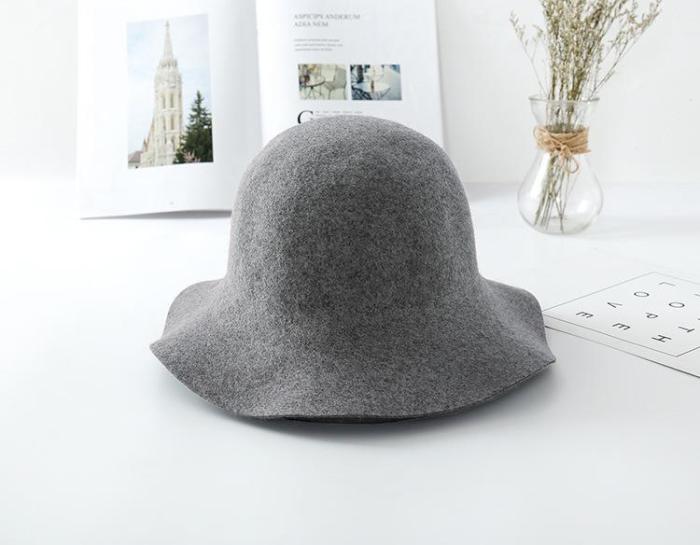 Elegant Fashion Feminine Fleece Felt Hat