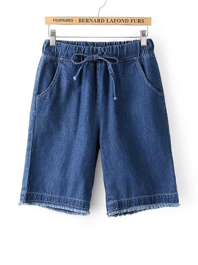 Summer Casual Pockets Loose Pants