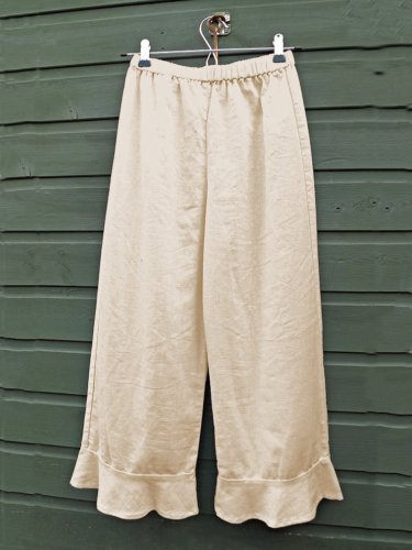 Casual Plus Size Solid Pants