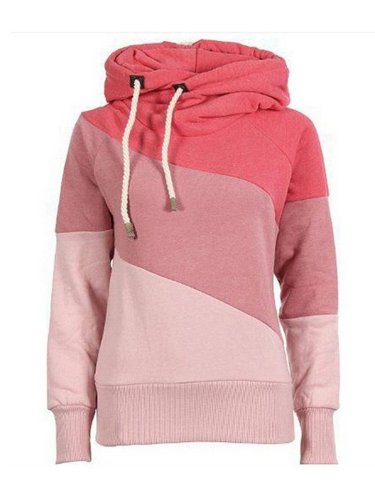 Cotton-blend Casual Hoody