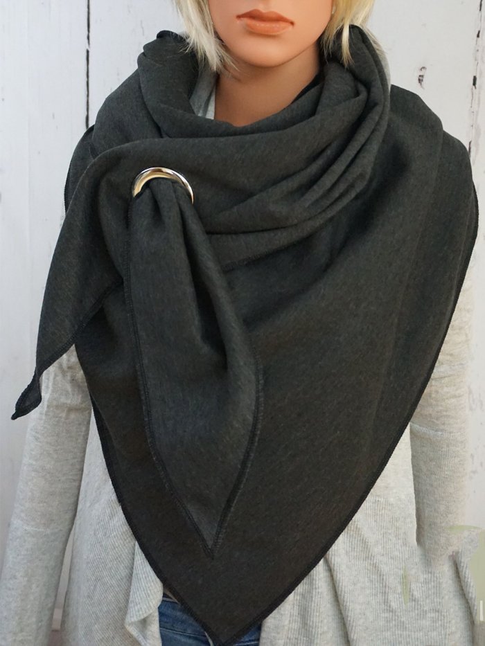 Cotton-blend Flannel Casual Scarves & Shawls