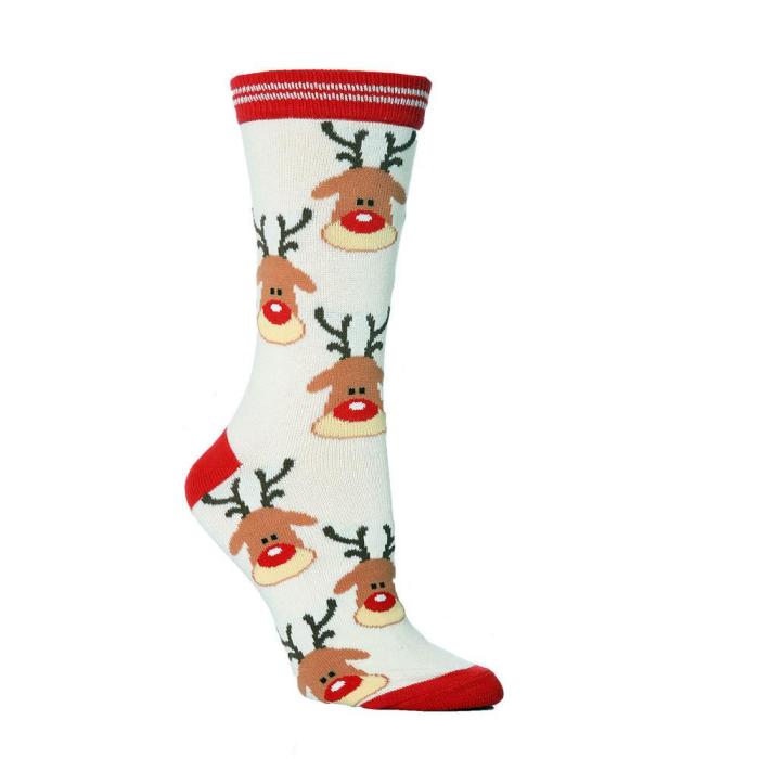 Christmas Socks NEW Elk Men's and Women's Stockings