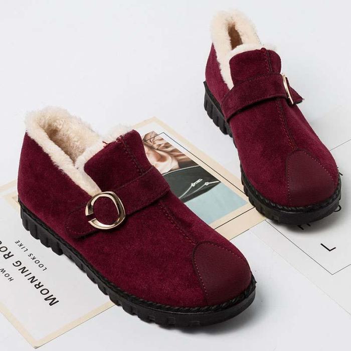 Women Snow Loafers Booties Casual Shoes