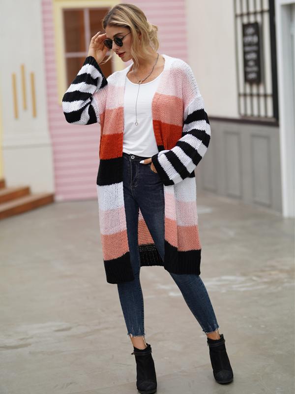 rainbow patchwork cardigan
