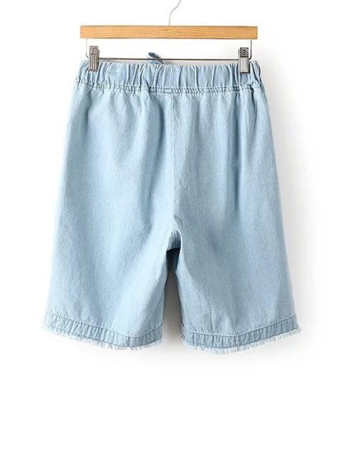 Summer Casual Pockets Loose Pants