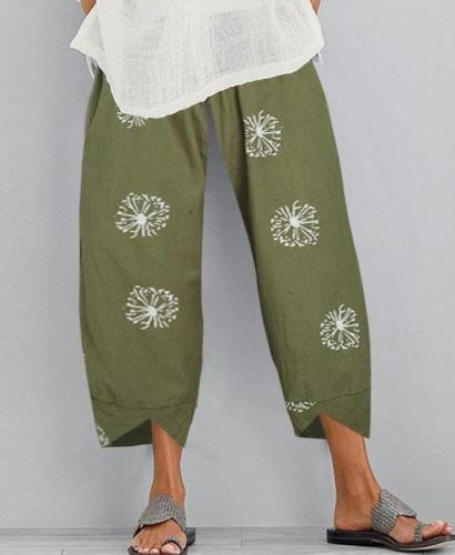 Autumn Harem Pants Kaftan Women's Printed Trousers 2020 Casual Elastic Waist Long Pantalon 5XL