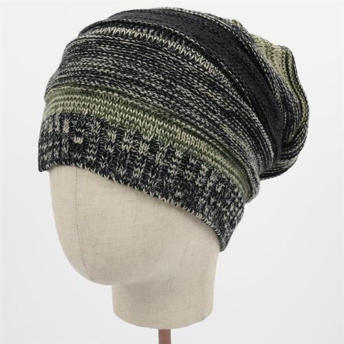 Winter Couple Crochet Knitted Hat Caps women  Wool Fur Pompom Beanies Hats