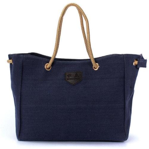 Women Casual High Capacity Canvas Shopping Handbag Tote Messenger Bag